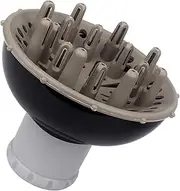 Generic Hair Dryer Supplies Hair Dryer Cover Universal Diffuser Hair Dryer Attachment Blow Cover Hair Dryer Diffuser Nozzle Blow Dryer Curler Cover Wavy Curly Hair Diffuser Diffusers Abs