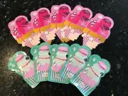 LOT of 10 ~~ 5 Le Mini Macaron Hand Mask Jasmine Green Tea and 5 Nail Masks Rose