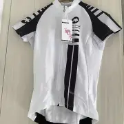 Women's Assos White Panther cycling New bike jersey Size L