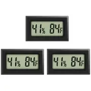 Mini Thermometer Hygrometer, Large Number Fahrenheit LCD Display Digital Tempera