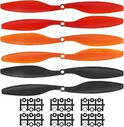 eMagTech 6 Pairs 1045 Propellers RC Propeller Replace Compatible with DJI FPV F550 F450 S500 S550 Quadcopter Multirotor CW CCW