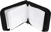 TOKIDNY 40 CD Case Wallet Capacity Portable DVD Storage Binder with Zipper Closure for Organizing DVDs and Games Compact Design for Car and Travel Use