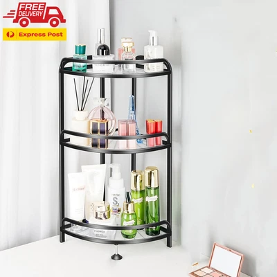 Corner Shower Caddy Standing,3 Tier Bathroom Corner Shelf Shower Organizer Corne