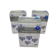 Hanukkah LED Menorah Lights String of 10 Lights Battery New in Box Lot 3