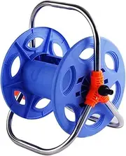Hose Pipe Holder Hose Reel Cart, Resistant Portable 20M G1/2 Capacity Mobile Reel Cart, Durable Hose Holder Rack for Garden Patio for Lawn Car Wash Hose Pipe Hanger