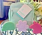 Pottery Barn LUNCH BOX BAG school Disney Rainbow glitter Gift Frozen girl SET