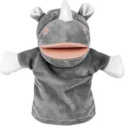 Hemoton Plush Hand Puppet Engaging for Storytelling and Role Play Educational Tool for Toddlers and Boys and Girls Construction