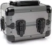 Versa Games 600pc Deluxe Poker Chip Case Carrier in Gray Color - Ultimate Poker Chip Carrier
