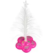 Christmas Tree Desk Lamp Fiber Optic Topper Xmas Night Light