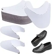 [BENECREAT] 40 Pairs Cardboard Shoe Inserts Tree, 99x124mm Paper Shoe Inner Support, Shoe Shaper for Sneaker Canvas Shoes Leater Golf Mules Shoes Boot, White, 99x124x0.5mm