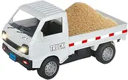 Jeruytgh Kids Remote Control Car, Remote Control Truck LED Simulation Lights, Pickup Toys, Realistic Construction Vehicles Drift Auto, Transportation Tool for Boys, Girls -
