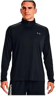 [Under Armour] Men's Velocity 2.0 1/4 Zip, (001) Black / / Pitch Gray, XX-Large, (001) Black / / Pitch Gray, XX-Large