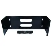 QVS C5BRK4 4U Wallmount Hinged Patch Panel Bracket