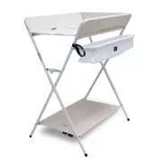Valco Baby Pax Plus Changing Table 77cm w/ Harness/Storage Shelf/Mat 0m+ Ivory