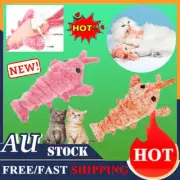 Throbbing Floppy Lobster Pet Dog Cat Interactive Toy Electric USB Charging GV