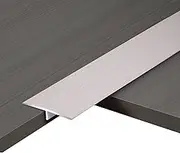 Floor Transition Strip Transition Strip Smooth Seam Cover Wood to Tile, Rustic Cuttable Carpet Flooring Edge Trim, Metal Aluminum Alloy Gaps Flat Threshold Transition Strips(Style5)