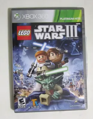 XBOX360 樂高星際大戰3  複製人之戰 英文版 Lego Star wars 3
