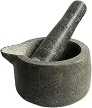 Mortar & Pestle Set， Heavy Duty - Unglazed Grinding Surface - Excellent for Kitchen or Laboratory - Grinds Powdered Chemicals, Herbs, Spices, Pills