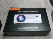 New Full HD Movie Projector-Roconia Q5 9000LM 5G WiFi Bluetooth Native 1080P NIB