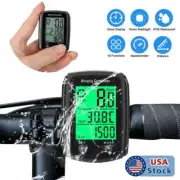 Bike Bicycle Speedometer Cycle Digital Odometer Computer Waterproof LCD Display