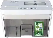 Sheet Manual Cross Cut Shredder for Home or Small Office Use, 3.5L Bin, Mini Silent Portable Electric Desktop Office Shredder for Students
