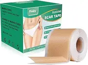 Silicone Scar Sheets,Self-Adhesive Scar Tape,Silicone Sheets For Scars, Scar Tape For Surgical Scars, Keloid Bump Removal, Cesarean Surgery Scar Removal(1.6"x 60" Roll-1.5M)