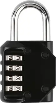 Combination Padlock, 4 Digit Heavy Duty Padlock Weatherproof Outdoor Locker Padl