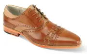 Giovanni Preston Leather Shoes Tan