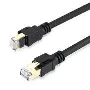 Cat 8 Ethernet Cable, 5 Meters High Speed Heavy Duty 26AWG Cat8 LAN Network Cable 40Gbps, 2000Mhz with Gold Plated RJ45 Connector for Router Gaming Modem