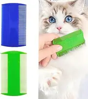Lice Comb, 4 Pieces Lice Combs, Flea comb, Lice Combs,plastic Double Sided ， Fine Toothed Lice Comb, Cat and Dog Grooming Comb, for Removing Flea and Lice