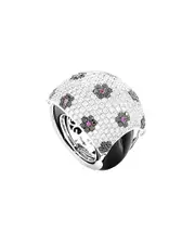 18K 5.31 ct. tw. Diamond & Gemstone Ring