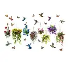 Bright Sunflower and Butterfly Wall Accent for Indoor and Outdoor Spaces