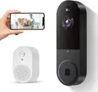 SUNNYJANE 1080P Smart Video Doorbell Camera Wireless with Ring Chime, Human Moti