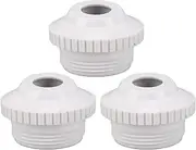 [Tissting] 3Pcs Pool Jet Nozzles Plastic Directional Eyeball Inlet Jet Swimming Pool Spa Jet Fitting for Aquariums, Gyms, Bathing Centers