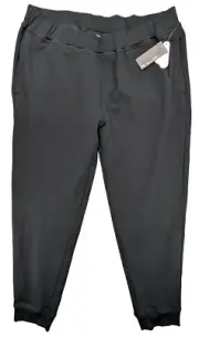 Travis Mathew Jogger Mens XL Black Heather "Cloud" Sweatpants 38W+ 29L