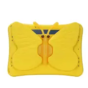 Nevenka EVA Tablet Case with Rotatable Butterfly-Shaped Stand Shockproof Casefor Samsung Galaxy A9 Plus 11 Inch 2023-Yellow