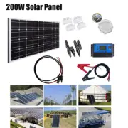 12V 200W Solar Panel Complete Kit Mono Caravan Camping Power Battery Charging AU