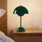 Mushroom Table Lamp with Touch Control Lighting for Patio NightStand Bedroom