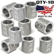10 - Steel Universal Weld On Bar Clamp 1-7/8" Roll Cage Fabrication Mount 6 Bolt