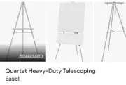Quartet 55E Heavy Duty Telescoping Aluminum Easel, New In Box