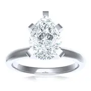 Celebration 18ct White Gold Pear Cut 1 Carat Lab Grown Diamond Ring
