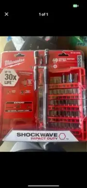 Milwaukee 40pc Impact Driver Bit Set