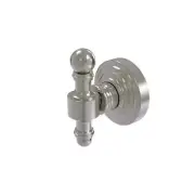 Allied Brass Towel Hooks J-Robe Hook Wall Mounted Screw-In Round Satin Nickel
