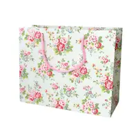 在飛比找蝦皮商城優惠-Cath Kidston 經典品牌款 碎花嫩綠紙袋 花版紙印