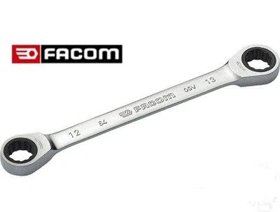 Facom 64 Series Low Profile Double End Ratcheting Ring Spanner AF 5/8" x 11/16"