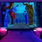 Large Wall Art Blacklight Poster UV Reactive Tapestry Wall Hanging Cartoon Sea