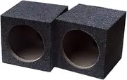 Suesacy Single 6.5-Inch Speaker Box Universal Sealed Speaker Boxes Car Speaker Box Car Subwoofer Boxes for Car Music Pair