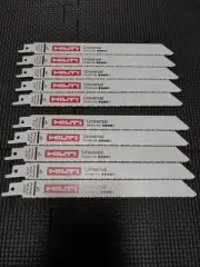 Hilti Reciprocating Saw Blades 200mm x10 Universal Metal Wood Cutter New