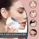 Electric Gua Sha LED Face Light Therapy Facial Slimmer Double Chin Remover Micro