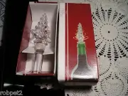 MIKASA "AUSTRIA" LEAD CRYSTAL (STUDIO NOVA)-NEW-Christmas Tree Bottle Stopper